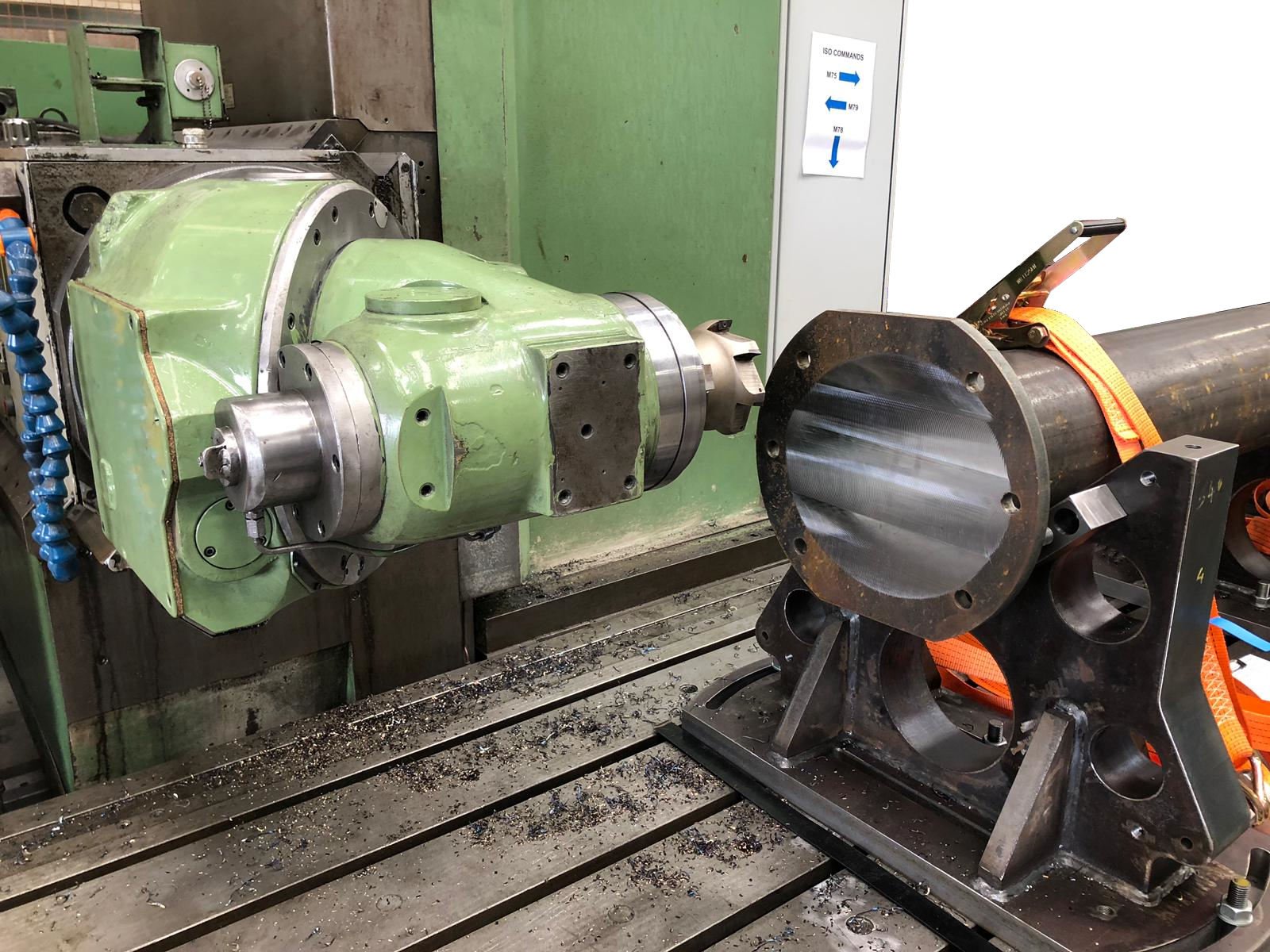 Auto indexing head swivelled